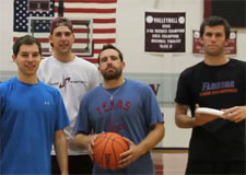 Basket-ball contre frisbee