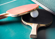 Du ping-pong spectaculaire!