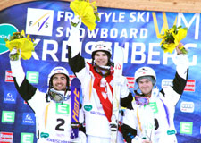 Trois Québécois réécrivent l’histoire en ski acrobatique