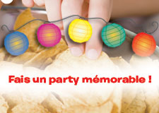 Fais un party mémorable