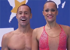 Le premier homme champion du monde en nage synchronisée