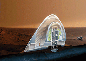 Flash futur : Igloos techno sur Mars