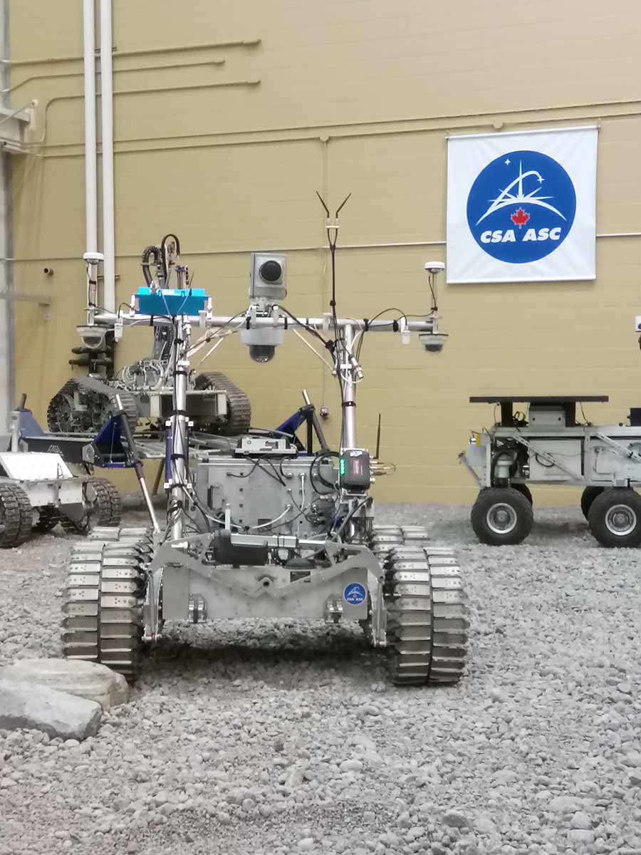 Beppo en visite à l’Agence spatiale canadienne