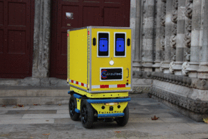 Le robot qui porte tes courses