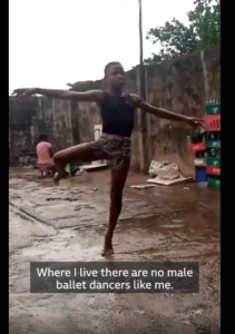 Découvre ce danseur nigérian au parcours atypique !