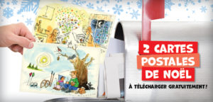 Des cartes postales de Noël à télécharger!