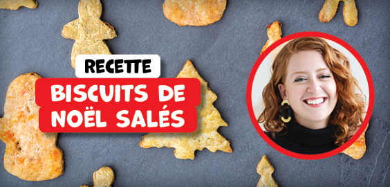 Ce Noël, cuisinez des biscuits salés !