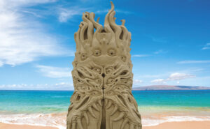 Une sculpture de sable