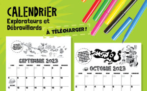 Calendriers à colorier – Septembre et octobre 2023