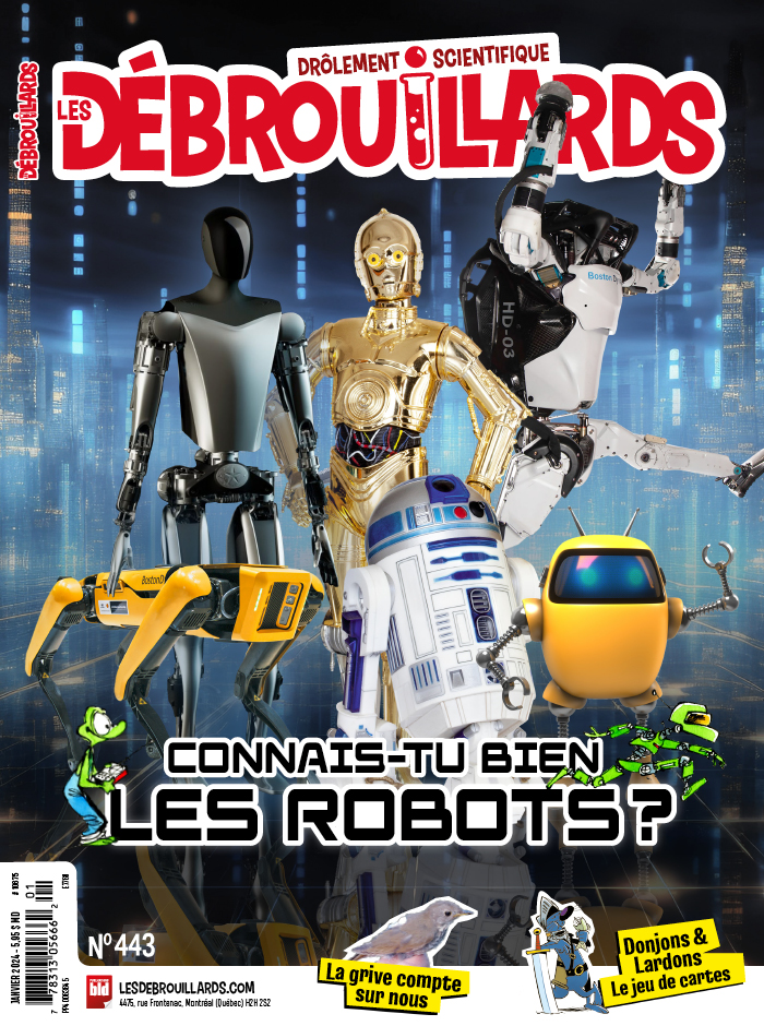 Les Débrouillards – Janvier 2024 – Connais-tu bien les robots?