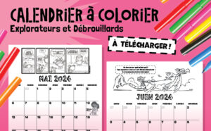 Nos calendriers à colorier 2024