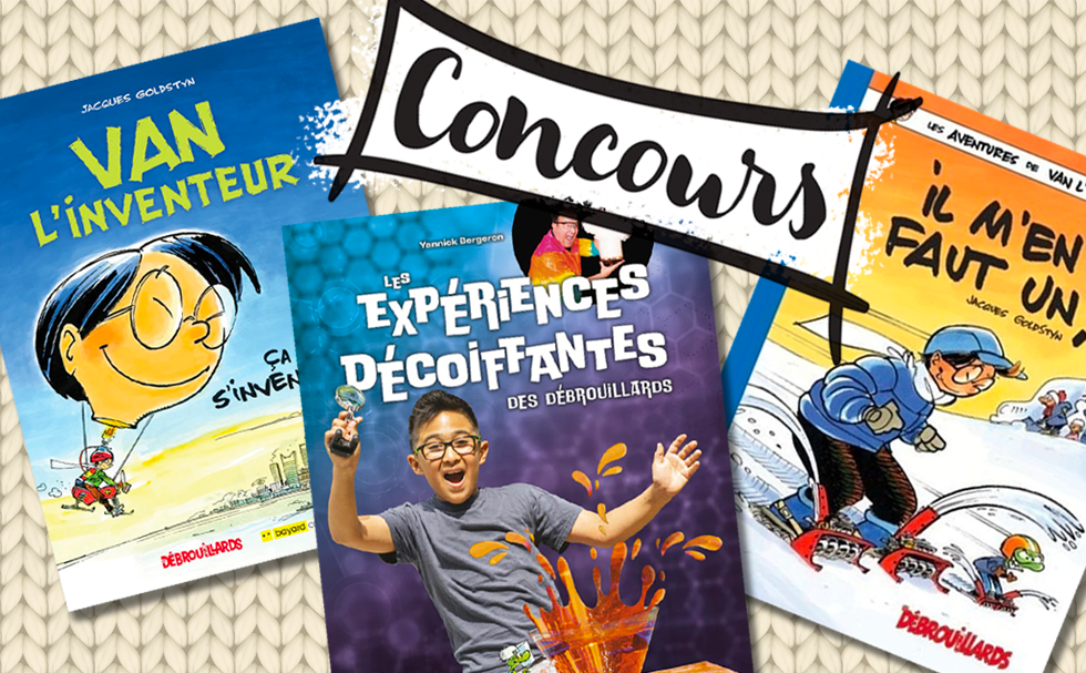 Concours : trois livres à gagner!